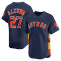 Houston Astros #27 Jose Altuve Navy Jereymy Alternate Limited Player Jersey