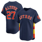 Houston Astros #27 Jose Altuve Navy Jereymy Alternate Limited Player Jersey