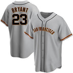 San Francisco Giants #23 Kris Bryant Gray Jereymy Cool Base Jersey
