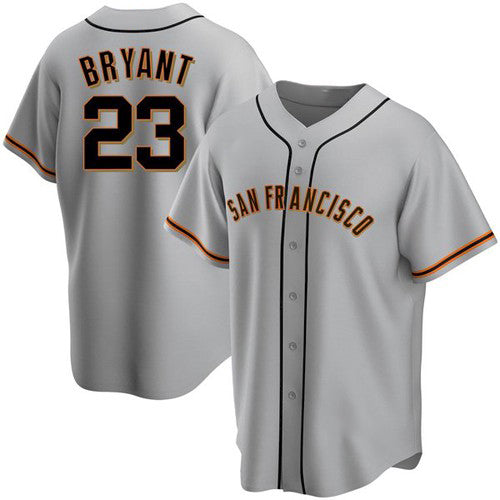 San Francisco Giants #23 Kris Bryant Gray Jereymy Cool Base Jersey