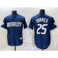Detroit Tigers #25 Gleyber Torres Navy Jereymy City Connect Cool Base Limited Stitched Jersey