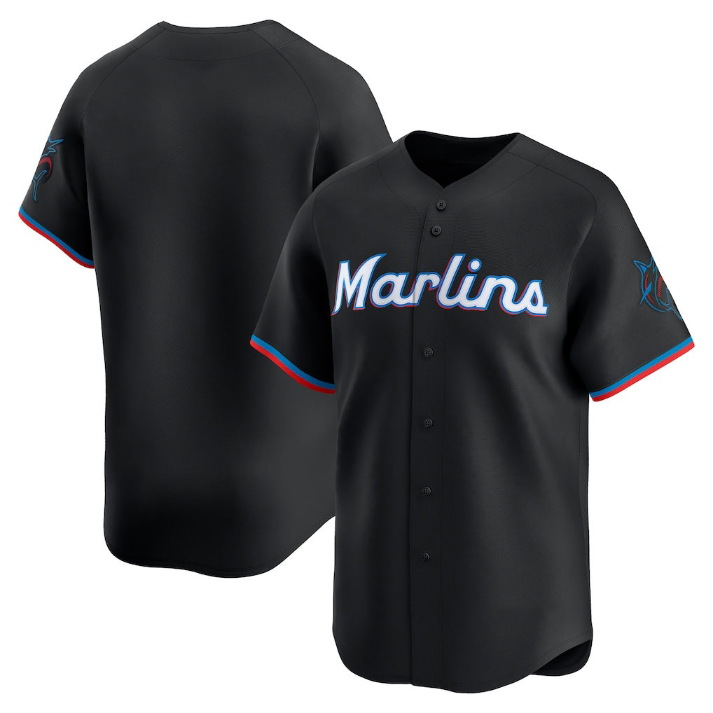 Miami Marlins Black Jereymy Alternate Limited Jersey