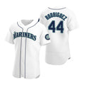 Seattle Mariners #44 Julio Rodr¨ªguez White Jereymy Flex Base Stitched Jersey