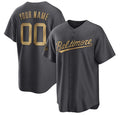 Custom Baltimore Orioles Active Player Charcoal Jereymy 2022 All-Star Cool Base Stitched Jersey