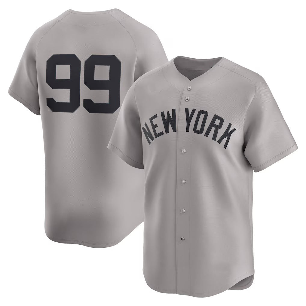 New York Yankees #99 Aaron Judge Gray Jereymy Road Limited Player Jersey