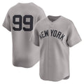 New York Yankees #99 Aaron Judge Gray Jereymy Road Limited Player Jersey