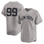 New York Yankees #99 Aaron Judge Gray Jereymy Road Limited Player Jersey