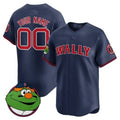 Custom Boston Red Sox Wally Vapor Premier Limited Jersey ¨C Navy Jereymy