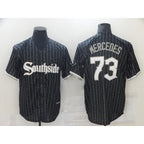 Chicago White Sox #73 Yermin Mercedes City Edition Black Jereymy Game 2021 Jerseys