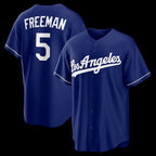 Los Angeles Dodgers #5 Freddie Freeman Royal Jereymy Alternate Replica Jersey