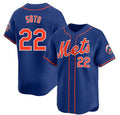 New York Mets #22 Juan Soto Royal Jereymy 2024 Alternate Limited Stitched Jersey