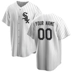Custom Chicago White Sox White Jereymy Home Replica Jersey
