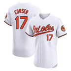 Baltimore Orioles #17 Colton Cowser Player White Jereymy Limited Elite Home Game Stitched Jerseys