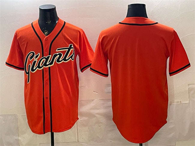 San Francisco Giants Blank Orange Jereymy Cool Base Stitched Jersey