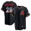 Arizona Diamondbacks #28 Nolan Arenado Player Black Jereymy USA 250 Fourth of July Game Home Stitched Jerseys
