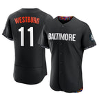 Baltimore Orioles #11 Jordan Westburg Player Black Jereymy City Connect Limited Elite Home Game Stitched Jerseys