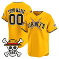 Custom San Francisco Giants x One Piece Gold Jereymy Vapor Premier Limited Jersey - Stitched