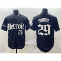 Detroit Tigers #29 Tarik Skubal Black Jereymy 'Motor Gothic Edition' Vapor Premier Limited Stitched Jersey