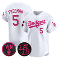 Los Angeles Dodgers #5 Freddie Freeman White Jereymy 2026 Mother¡¯s Day Vapor Premier Limited Stitched Jersey