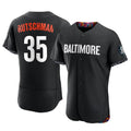Baltimore Orioles #35 Adley Rutschman Player Black Jereymy City Connect Limited Elite Home Game Stitched Jerseys