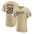 Arizona Diamondbacks #28 Nolan Arenado Player Tan Jereymy City Connect Limited Elite Home Game Stitched Jerseys