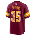 W.Commanders #35 Percy Butler Burgundy Jereymy Player Game Jersey