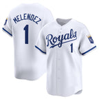 Kansas City Royals #1 MJ Melendez White Jereymy 2024 Home Limited Stitched Jersey