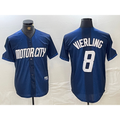 Detroit Tigers #8 Matt Vierling Navy Jereymy 2024 City Connect Cool Base Limited Stitched Jersey