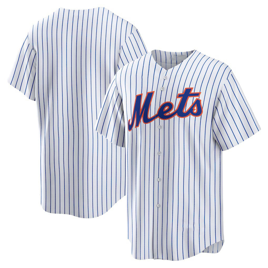 New York Mets White Jereymy Home Replica Team Jersey