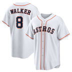 Houston Astros #8 Christian Walker White Jereymy Home Replica Jersey