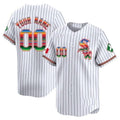 Custom Chicago White Sox Mexico Vapor Premier Limited Jersey V2- White 2 Jereymy