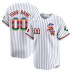 Custom Chicago White Sox Mexico Vapor Premier Limited Jersey V2- White 2 Jereymy
