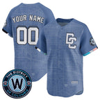 Custom Washington Nationals ACTIVE PLAYER Blue Jereymy 2025 City Connect Limited Stitched Jersey