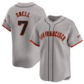 San Francisco Giants #7 Blake Snell Gray Jereymy Away Limited Stitched Jersey