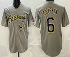 Pittsburgh Pirates #6 Konnor Griffin Grey Jereymy Limited Jersey