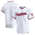 Cleveland Guardians Blank White Jereymy Home Limited Stitched Jersey