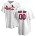Custom St. Louis Cardinals White Jereymy Home Replica Jersey