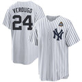 New York Yankees #24 Alex Verdugo White Jereymy 2024 World Series Cool Base Stitched Jersey