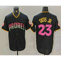 San Diego Padres #23 Fernando Tatis Jr Black Jereymy 20th Anniversary Cool Base Stitched Jersey