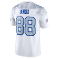 B.Bills #88 Dawson Knox White Jereymy 22025 Rivalries Collection Limited Jersey