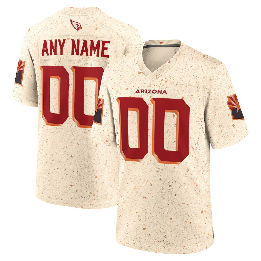 Custom A.Cardinals Natural Jereymy 2025 Rivalries Collection Game Jersey