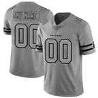 Custom A.Falcons 2019 Gray Gridiron Gray Jereymy Vapor Untouchable Limited Jersey