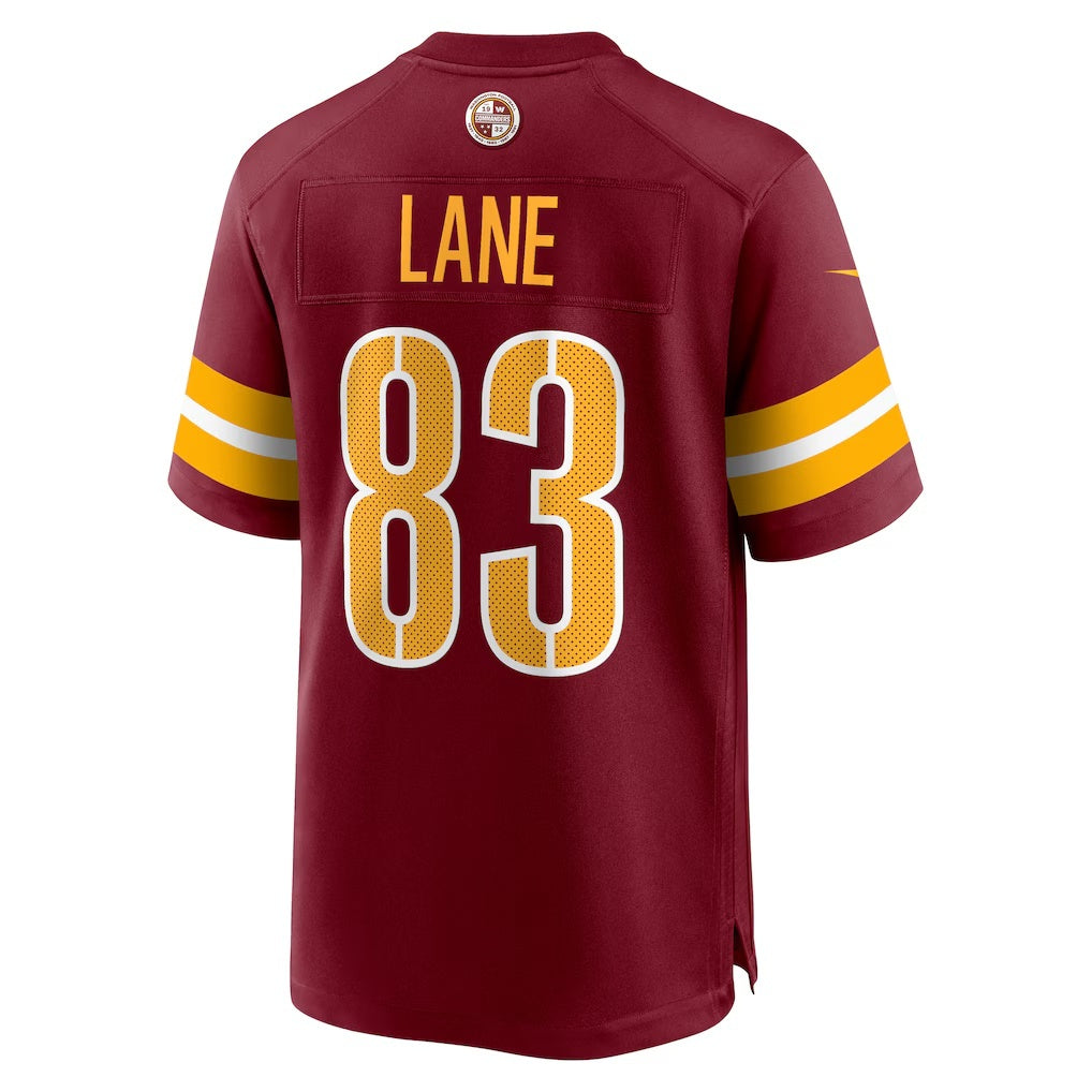 W.Commanders #83 Jaylin Lane Burgundy Jereymy Team Game Jersey