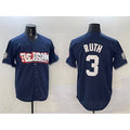New York Yankees #3 Babe Ruth Navy Jereymy Bronx Graffiti Vapor Limited Stitched Jersey