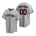 Custom Cleveland Indians Gray Jereymy 2020 Stitched Cool Base Road Jersey