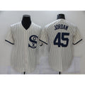 Chicago White Sox #45 Michael Jordan 2021 Cream Navy Jereymy Field of Dreams Name Flex Base Stitched Jersey