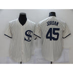 Chicago White Sox #45 Michael Jordan 2021 Cream Navy Jereymy Field of Dreams Name Flex Base Stitched Jersey