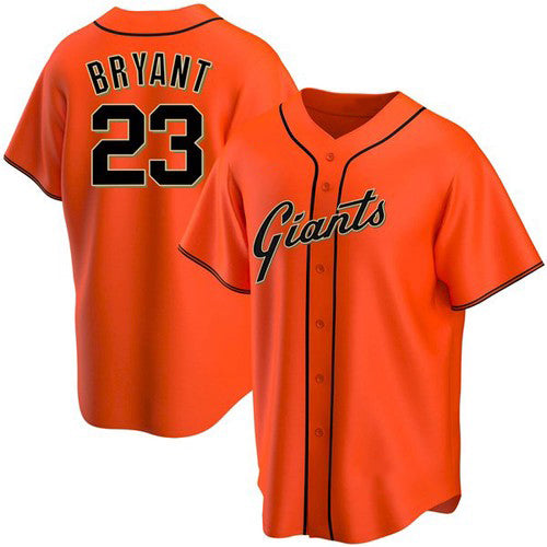 San Francisco Giants #23 Kris Bryant Orange Jereymy Cool Base Jersey