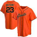 San Francisco Giants #23 Kris Bryant Orange Jereymy Cool Base Jersey