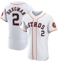 Houston Astros #2 Alex Bregman White Jereymy 2022 World Series Flex Base Stitched Jersey